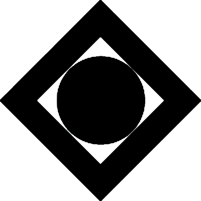 隅立て角に一つ星