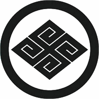 丸に万字稲妻菱／丸に卍稲妻菱