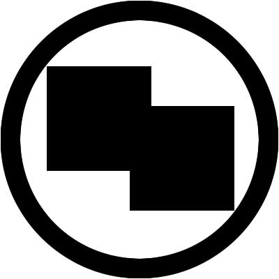 丸に二つ重ね石