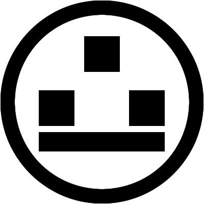 丸の内に三つ石に一文字