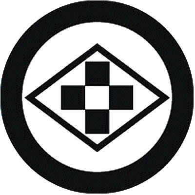 丸に糸菱の内四つ石