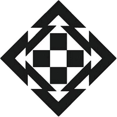 折り入り角に四つ石