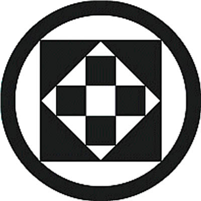 丸に角持ち内に四つ石