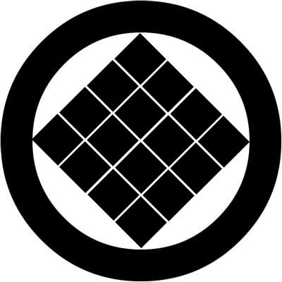 丸に隅立て十六石