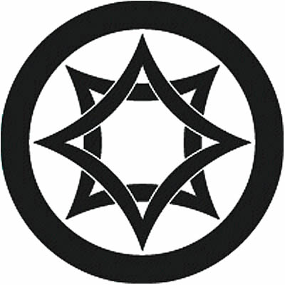 丸に違い平糸巻