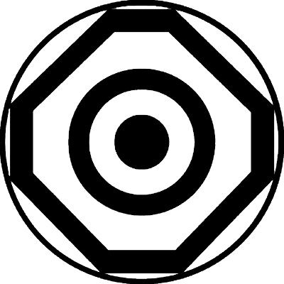 糸輪内に隅切り角に陰蛇の目