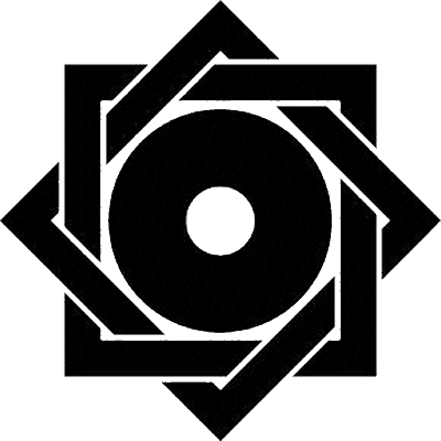 組み合い角に蛇の目