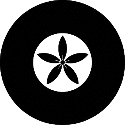 蛇の目に細桔梗