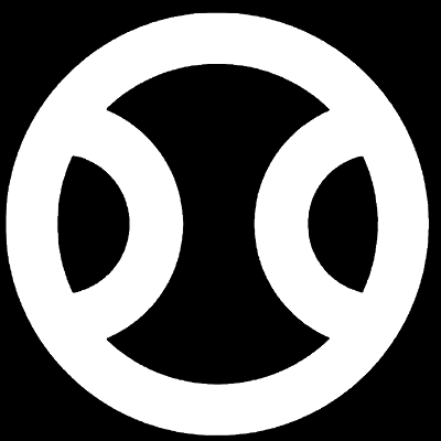 陰丸に割り二つ蛇の目