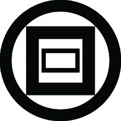 丸に平角内に垂れ角