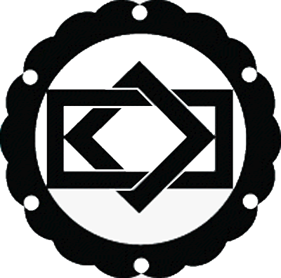 外雪輪に隅立てと垂れ角違い