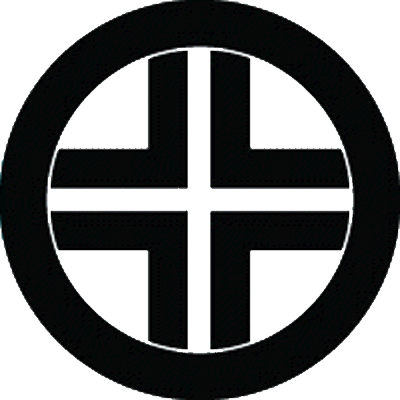 丸に四つ割り角