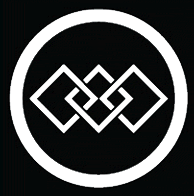 陰丸に三つ違い角