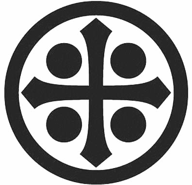 丸に十字剣に四つ星