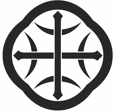 瓜輪に剣付き十字剣