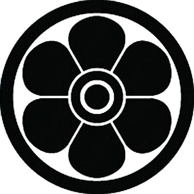 丸に六葉菊