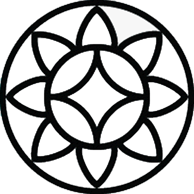 糸輪に中陰八葉菊七宝