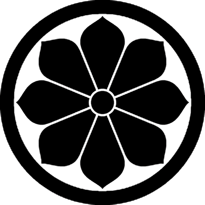 丸に変わり八葉菊