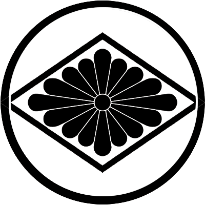 糸輪内に糸菱に菊菱