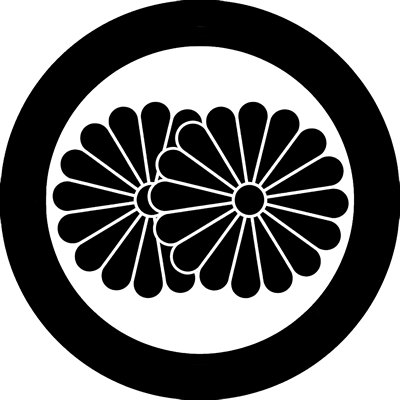 丸に重ね十六葉菊