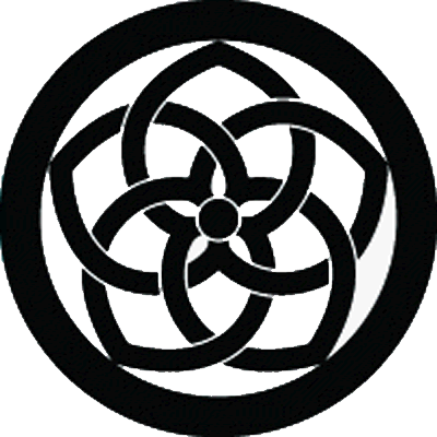 丸に中陰組み桔梗