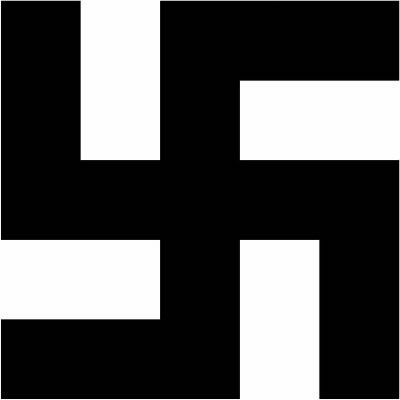 五つ割り右万字／五つ割り右卍