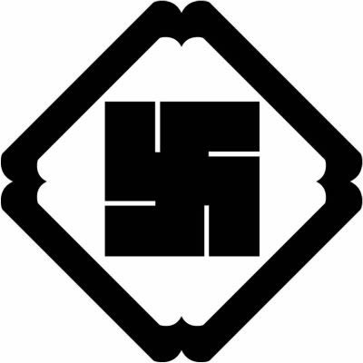 隅入り角に右万字／隅入り角に右卍