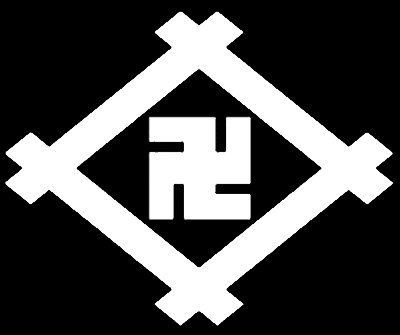 陰井桁に左万字／陰井桁に左卍