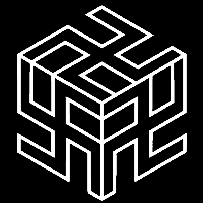 三つ五つ割り万字菱／三つ五つ割り卍菱