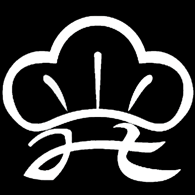 地抜き光琳松に「の」の字