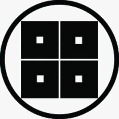 糸輪に平四つ目