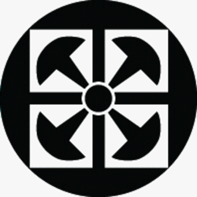 石持ち地抜き平四つ目に四つ釘