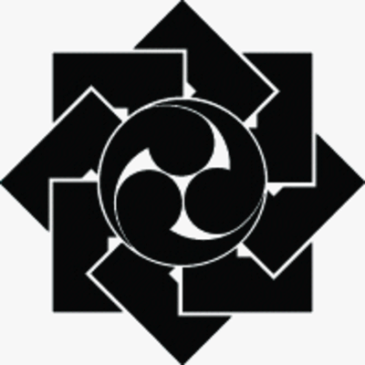 四つ目車に三つ巴