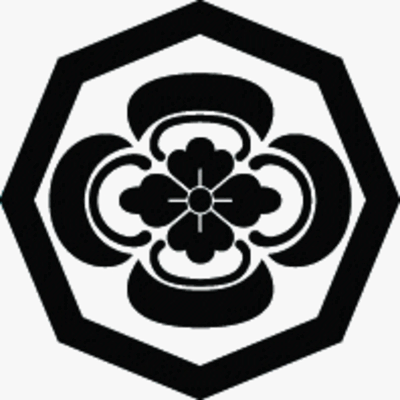 隅立て角に木瓜