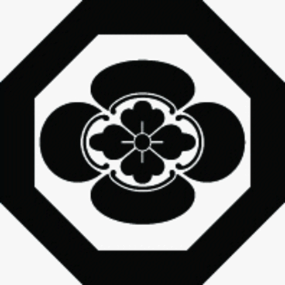 平隅切り角に木瓜