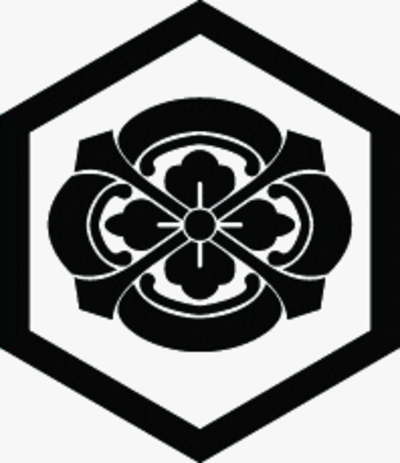 六角に剣木瓜（2）