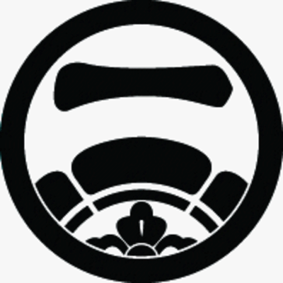 丸に一文字に覗き木瓜