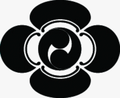 木瓜に左二つ巴