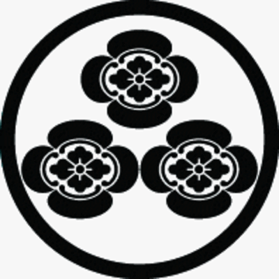 糸輪に三つ盛り木瓜