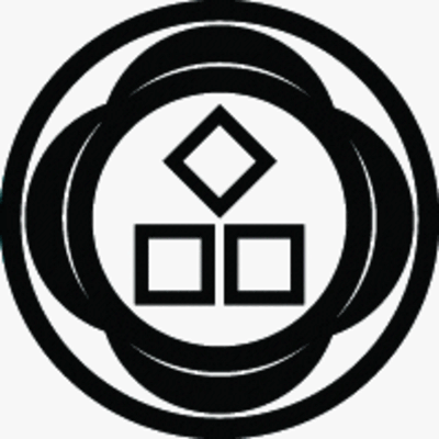 糸輪内に光琳四方瓜に三つ盛り角