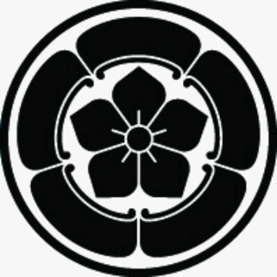 糸輪内に五瓜に桔梗