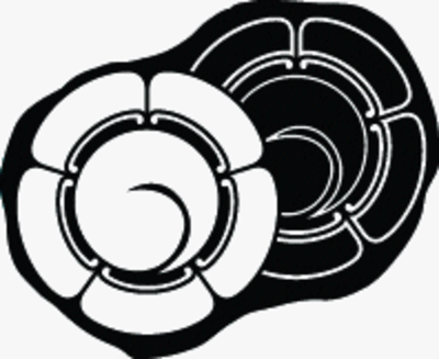 陰陽五瓜に右一つ巴