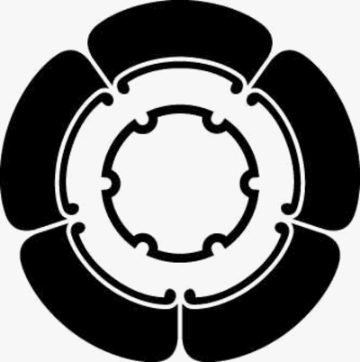 五瓜に中陰雪輪