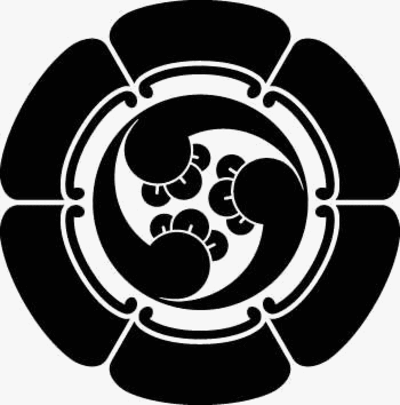 六瓜に三つ丁子巴