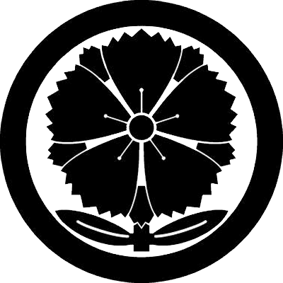 丸に立ち八重撫子