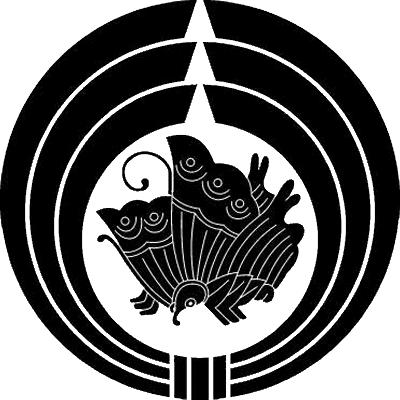 熨斗輪に揚羽蝶