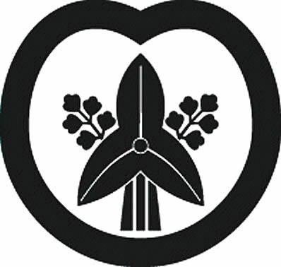 団扇内に立ち沢瀉