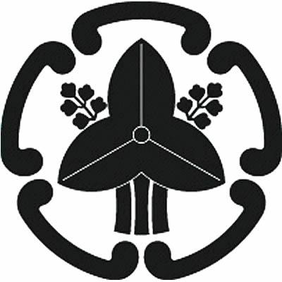 五つ鐶に立ち沢瀉・五鐶に立ち沢瀉