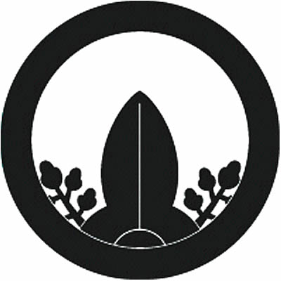 丸に覗き立ち沢瀉