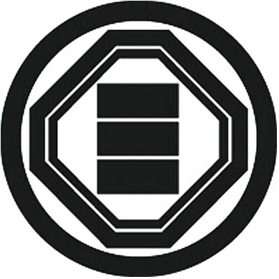 中輪に子持ち折敷に角三文字